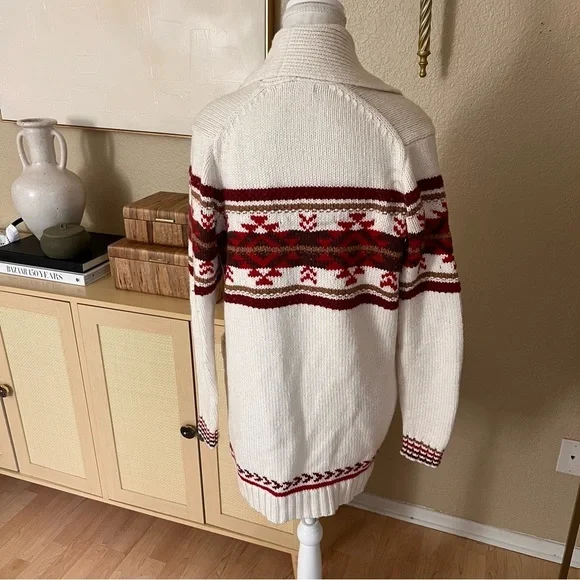 MARINE LAYER Brooklyn Printed Shawl Collar Cardigan Size XS - Picture 4 of 8